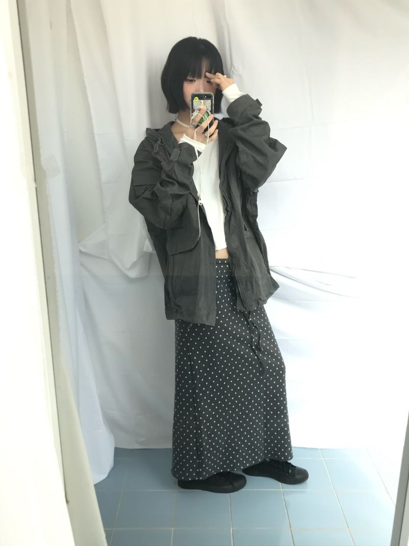 mode dot flow skirt