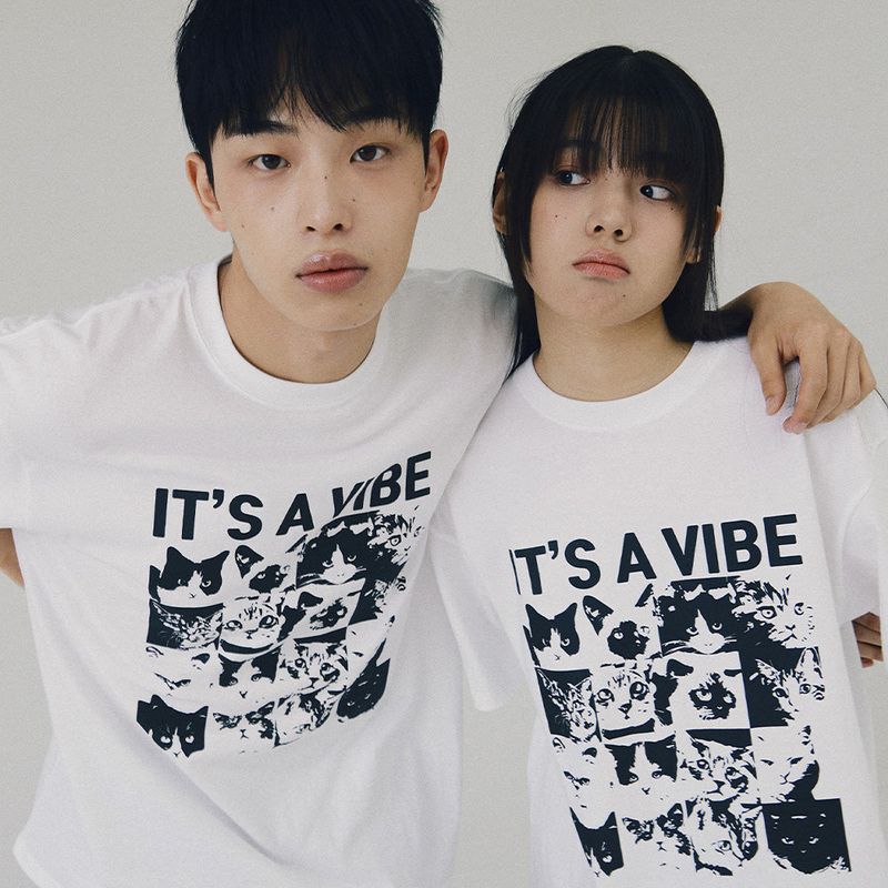 CAT FACES T SHIRT