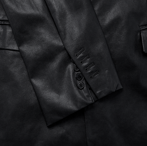 Low Classic Leather Blazer Jacket