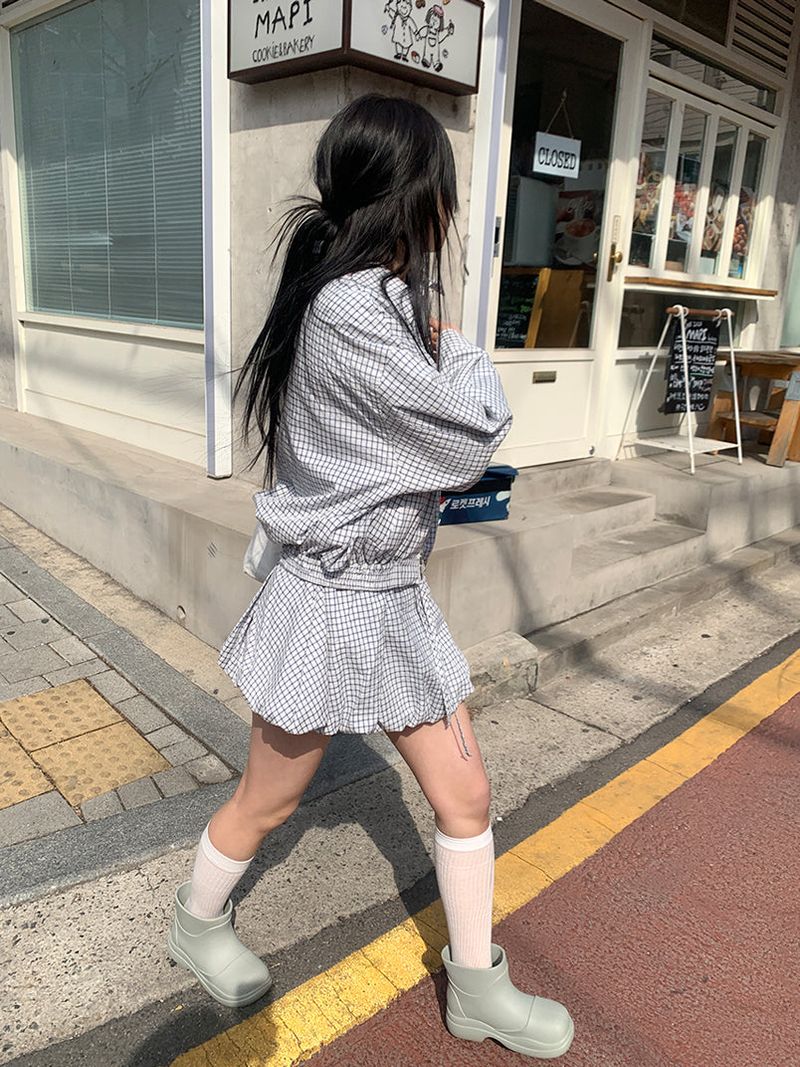 LIGHT CHECK BLOUSON (2C)