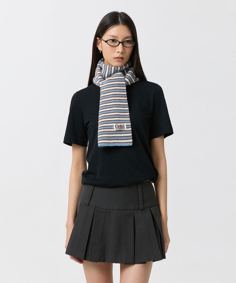 Odsd Stripe Knit Muffler - 6COLOR