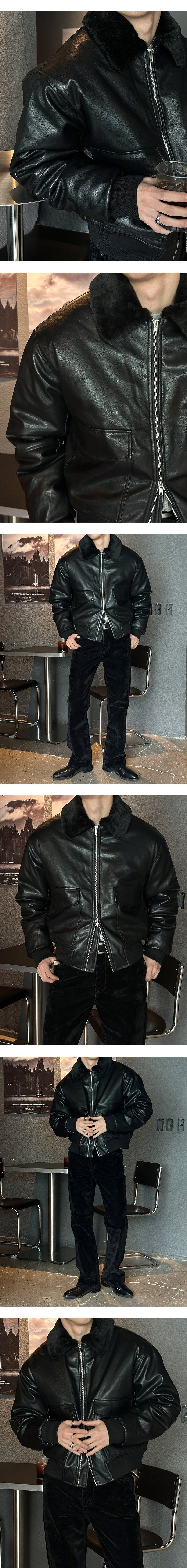  [F/W] Leather sheep mustang