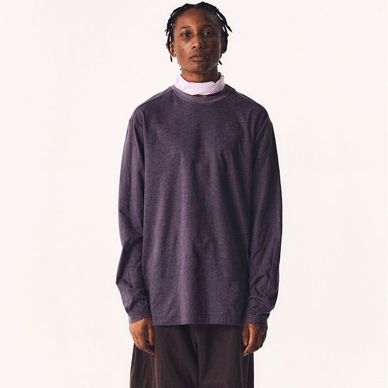 MANUFACTURE BY ATTEMPT（マニュファクチャー・バイ・アテンプト）の「BOTANICAL-DYE LONG SLEEVE T-SHIRT（Tops）」