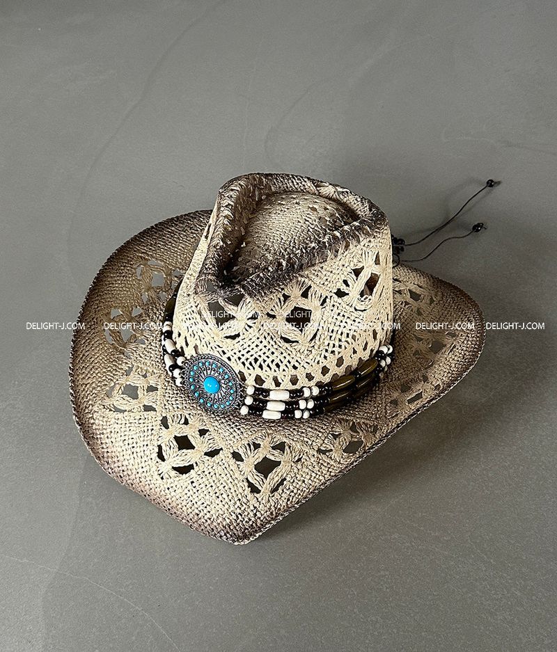 Ethnic Ratan Cowboy Fedora