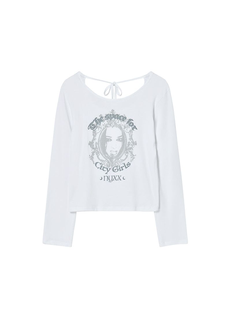 BADDIE L/S (WHITE)