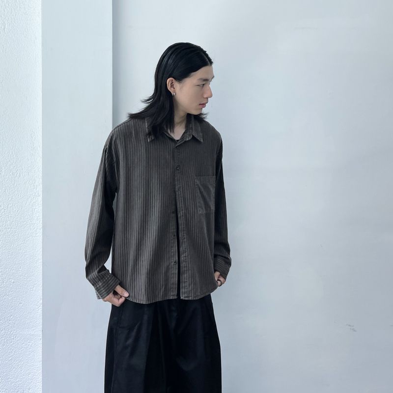 Vintage Vertical Stripe Shirt