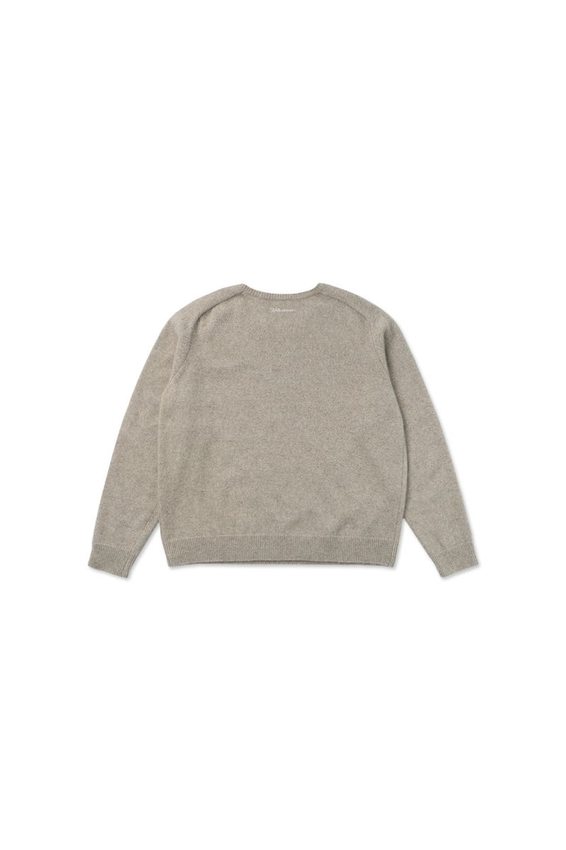 Cuddle raccoon knit_mocha