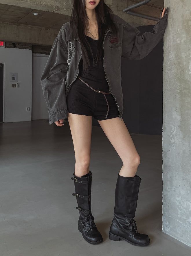 Visen Two Way Patch Pigment Jacket