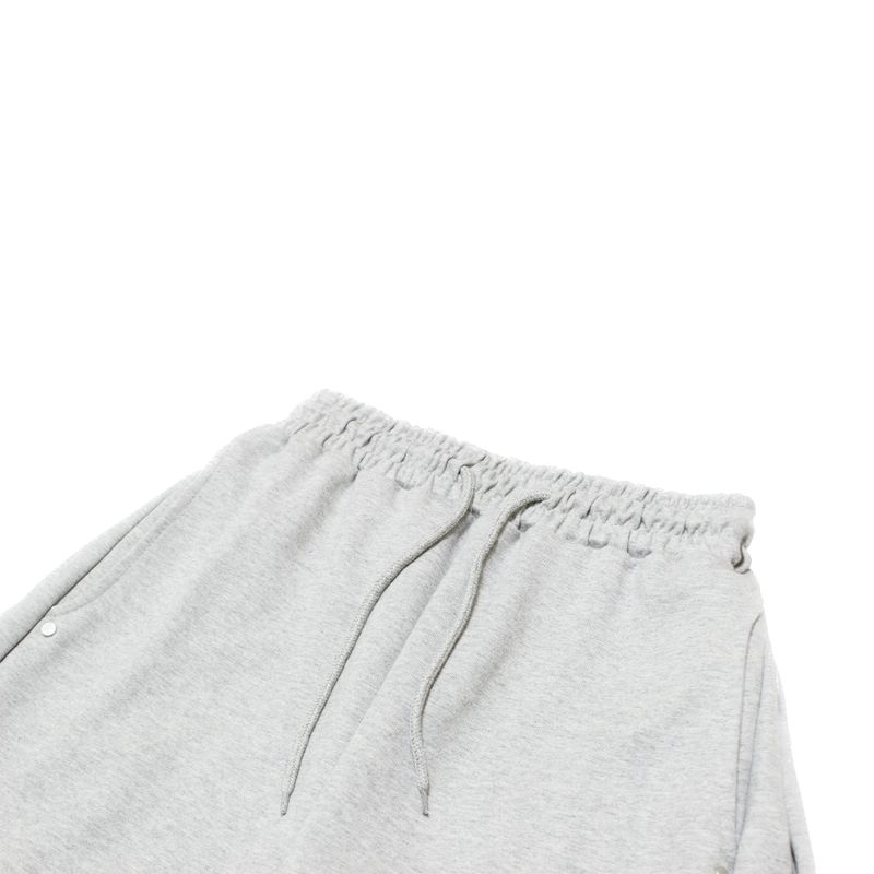 damage cutting bermuda pants (gray)