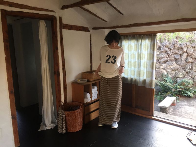YWD STRIPE SKIRT (2color)