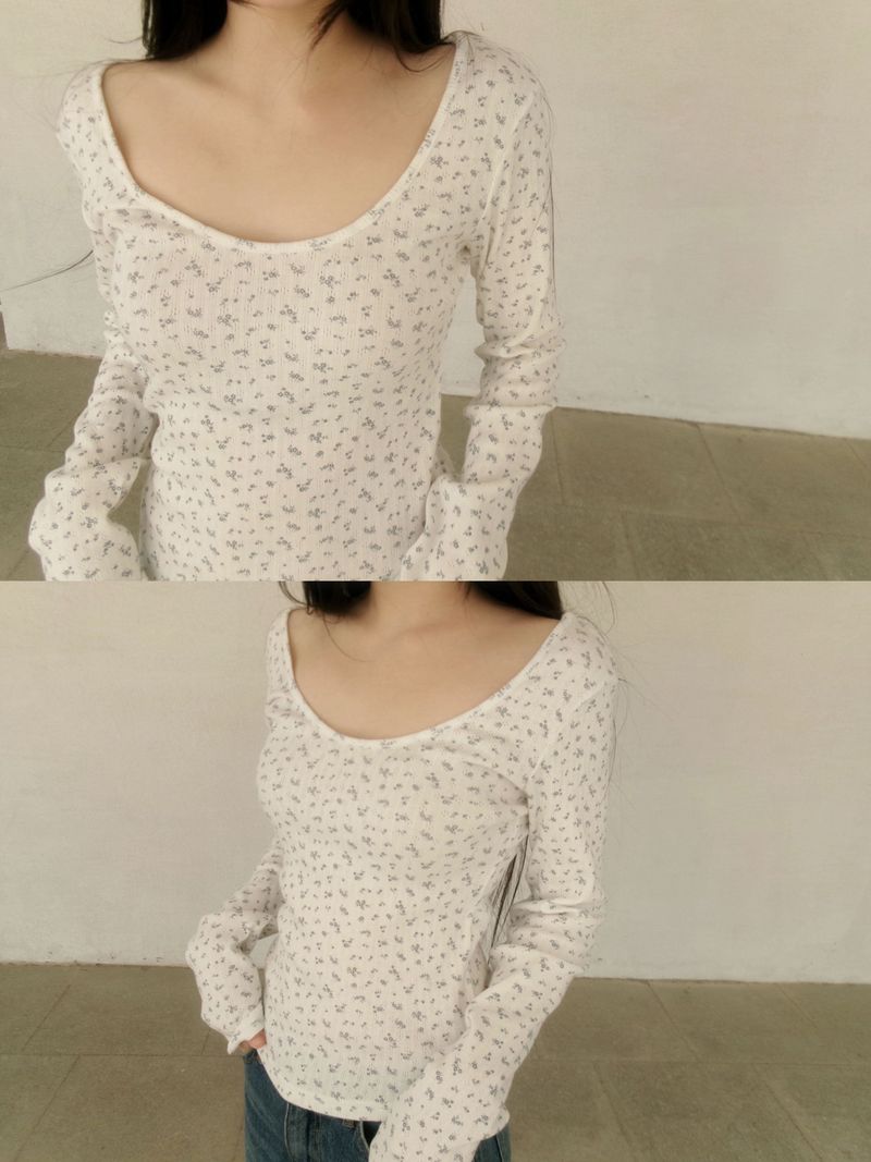 ZELENA（ゼレナ）の「ditsy floral tee（Tops）」