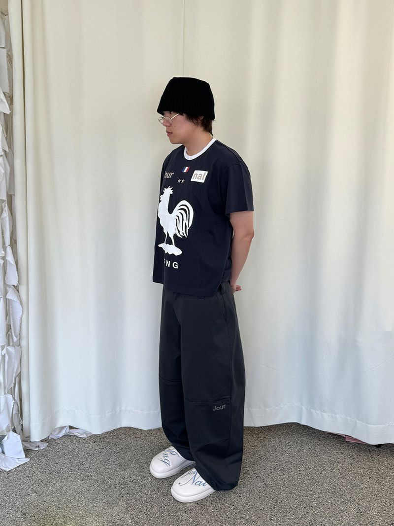 JOURNAL DOUBLE KNEE PANTS - CHARCOAL