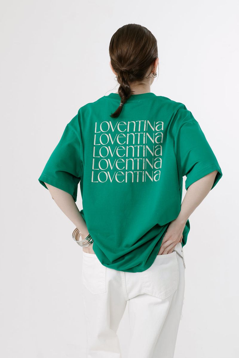MULTI PRINTING T-SHIRT LIZE_GREEN