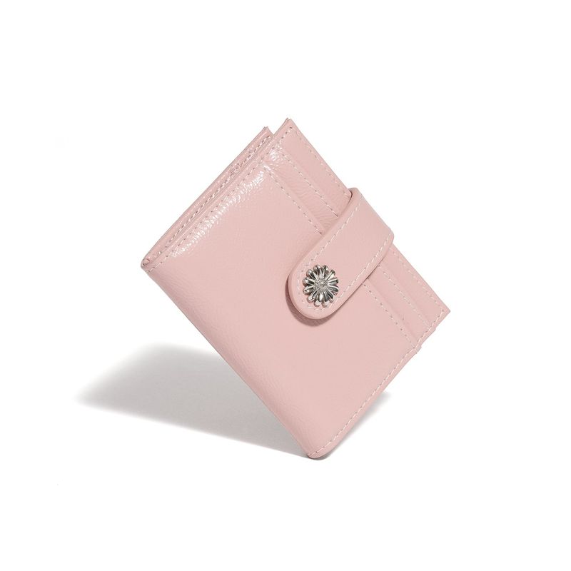 Mini Daisy Photo Slot Card Holder Card Wallet babypink