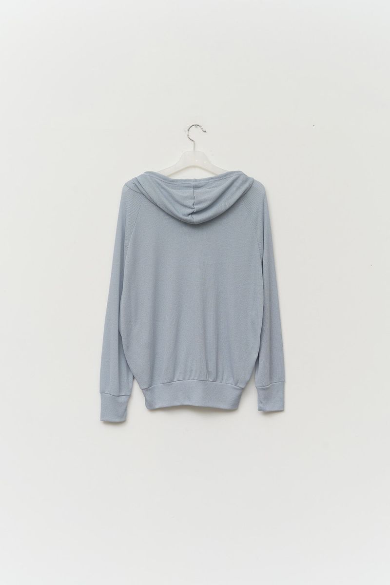(W) Seal Sheer Hooded Top