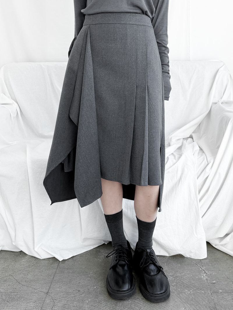 BIG POCKET WRAP SKIRT