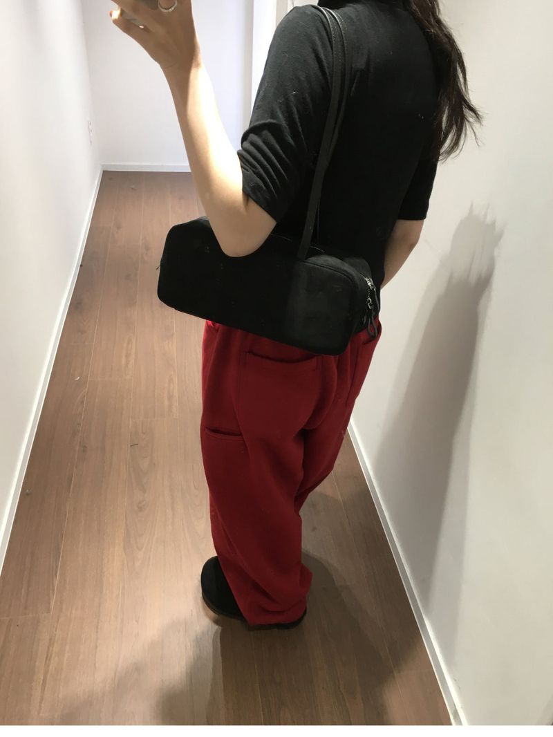 Peach Pintuck Jogger Pants (7color)