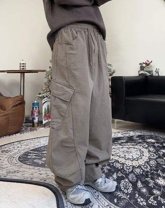Hedy Curved Cargo Cotton Pants
