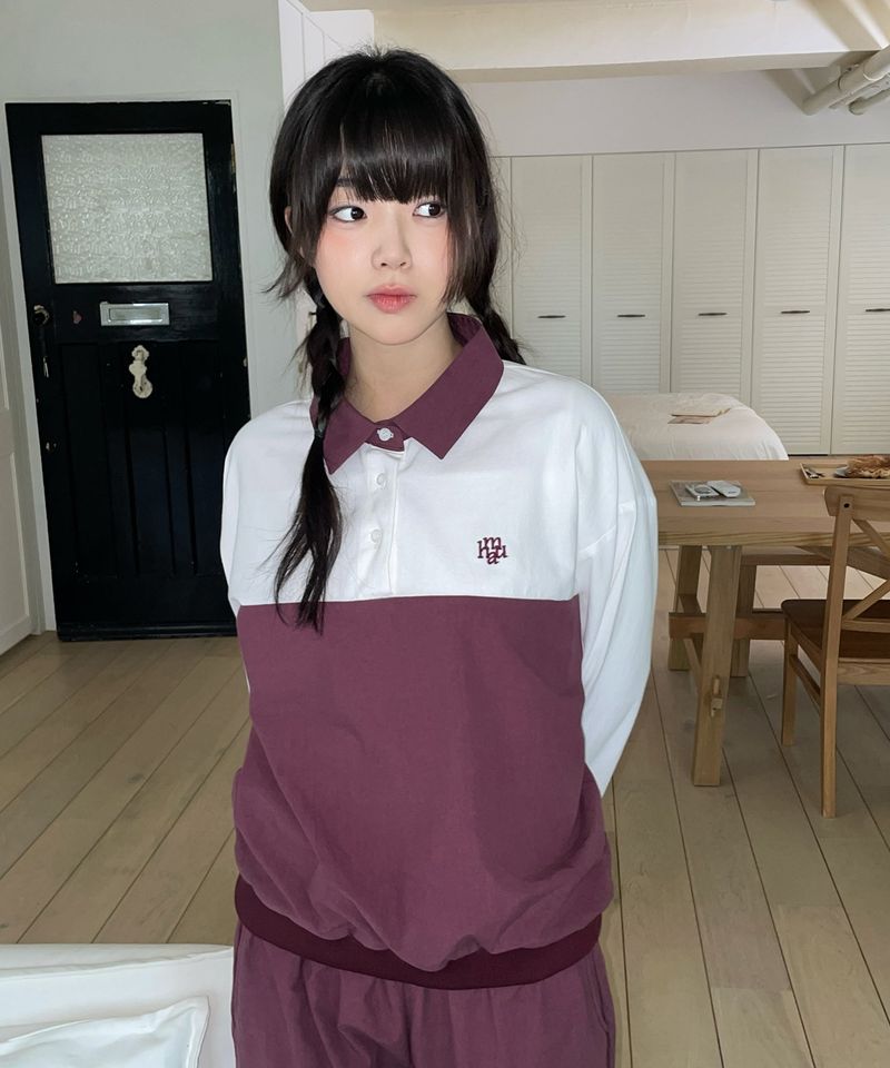 LOGO PIGMENT COLORING ANORAK