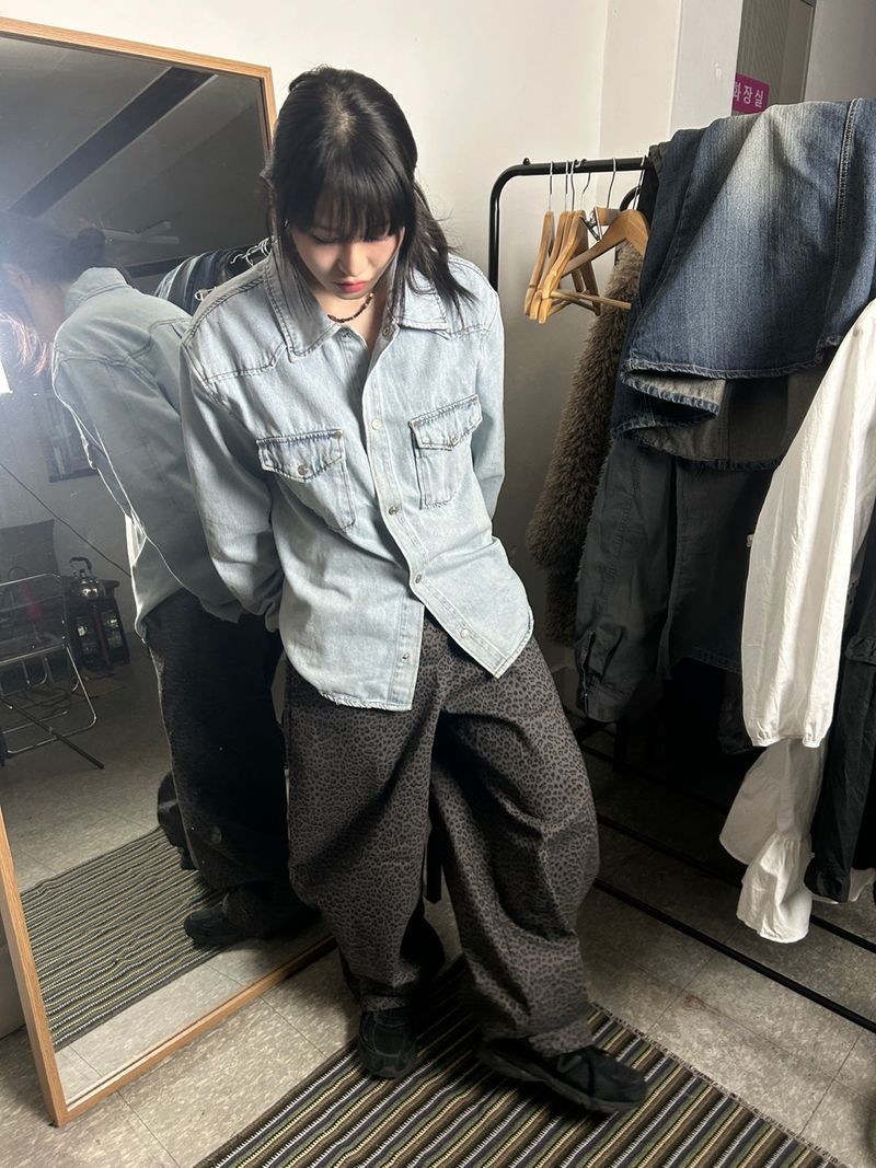(2colors) vt washing west denim sh jacket