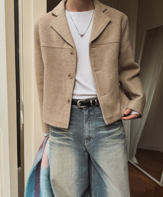 Kenny Wool Crop Blazer