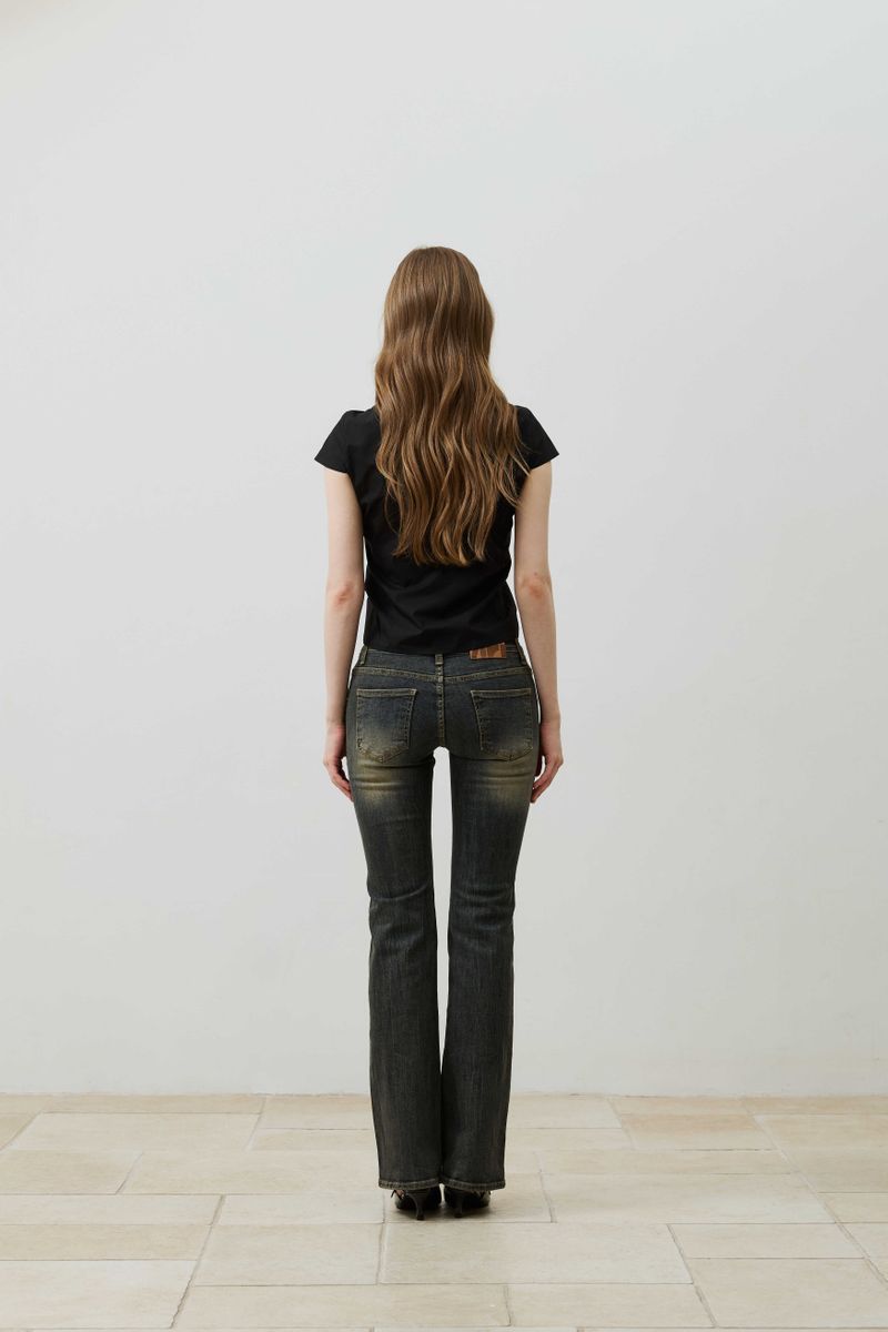CIEL BOOTCUT DENIM PANTS / BLUE