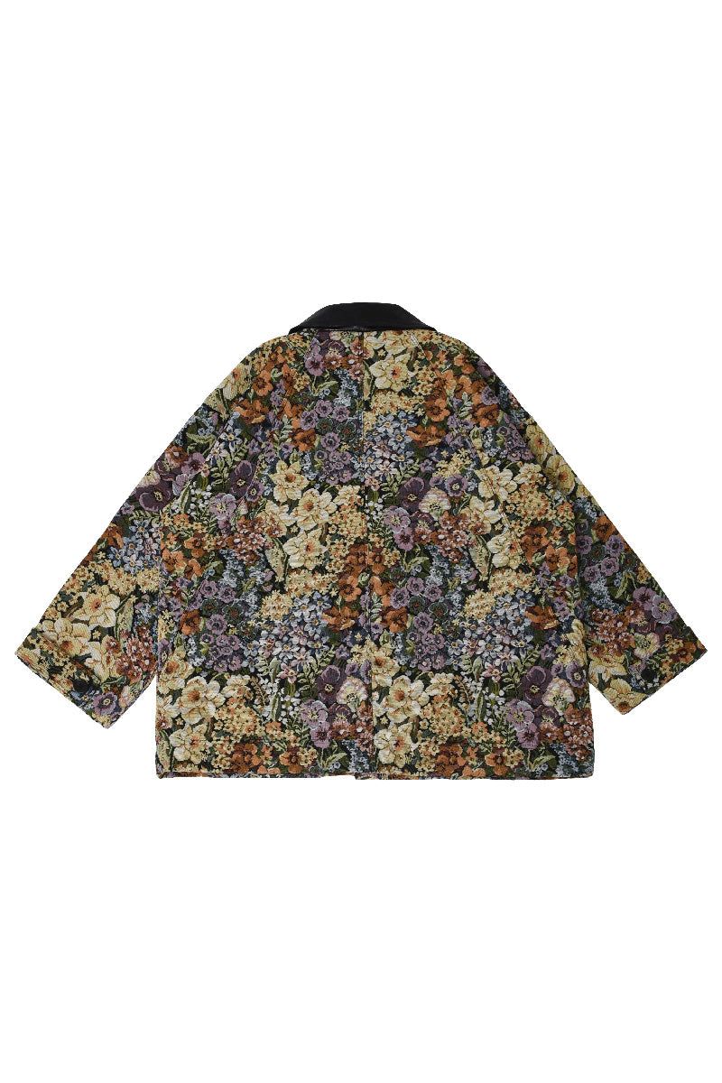 Flower Jacquard Half Jacket (multi)