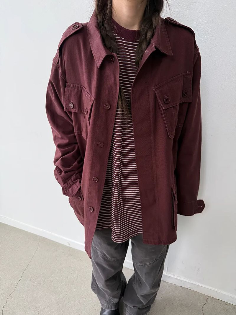 stripe boxy fit T