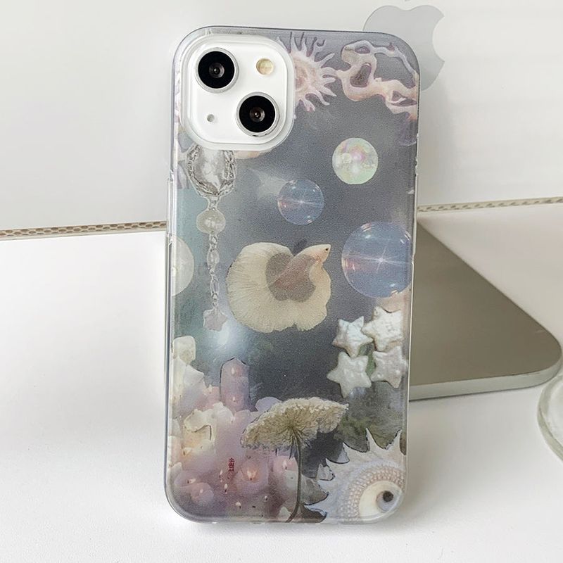 withsome（ウィズサム）の「アピンキッシュフィッシュフォーンケース（スマホグッズ/小物）」