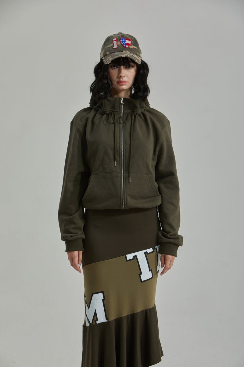 LEADER ZIP-UP -KHAKI