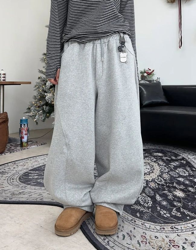 Edith Adjust Brushed Incision Pants