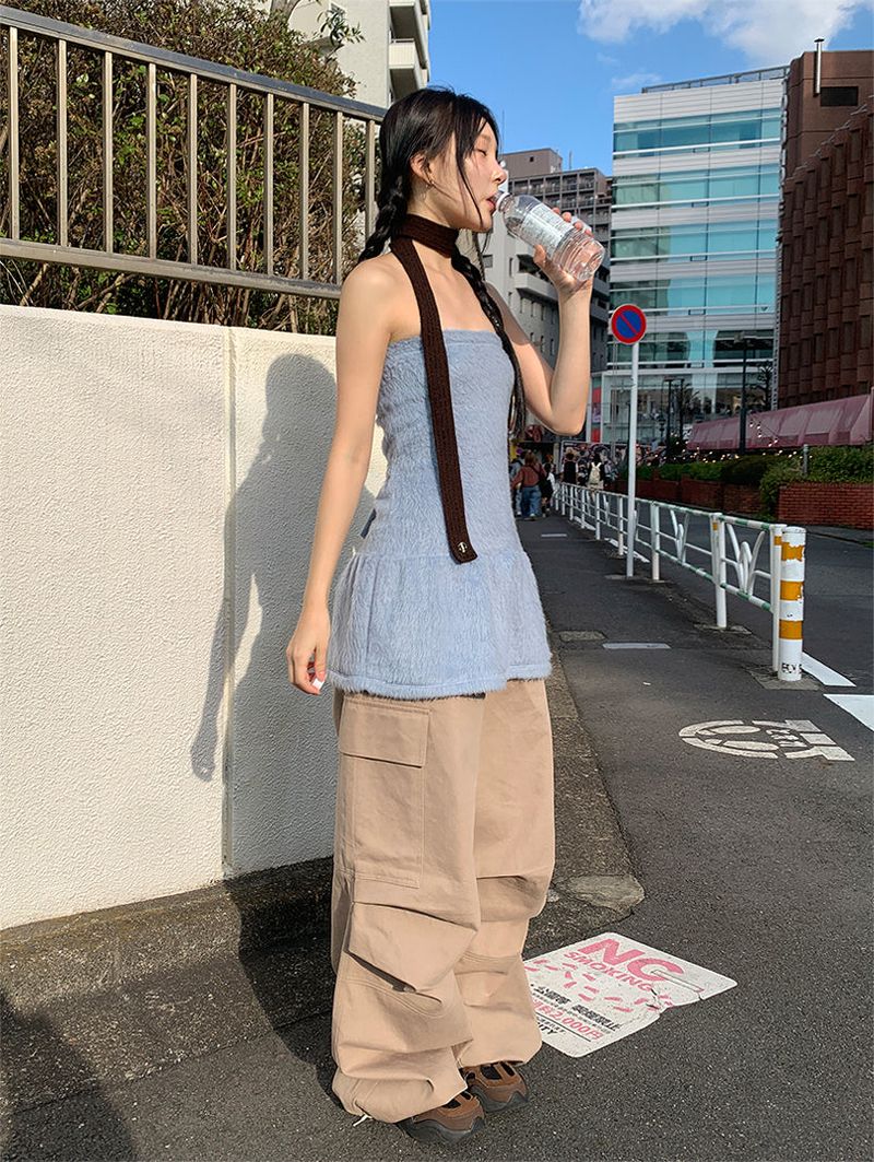 MINK TOP FLARE DRESS (2C)