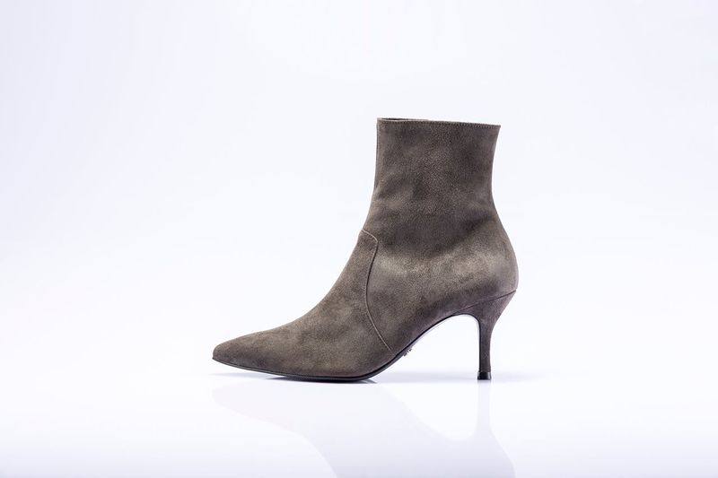 Socks Boots_Gray Suede