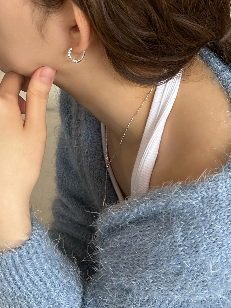 Piece earring (silver)