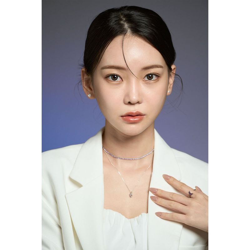 Aurora Heart Pearl Necklace
