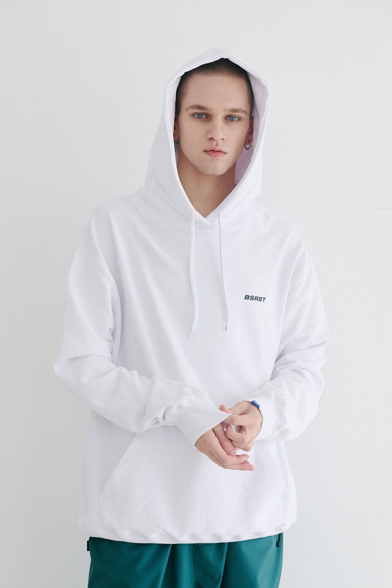 BSRABBIT(ビエスラビット)の「BSR2223FWPO063 BSRBT HOODIE WHITE(Tops)」