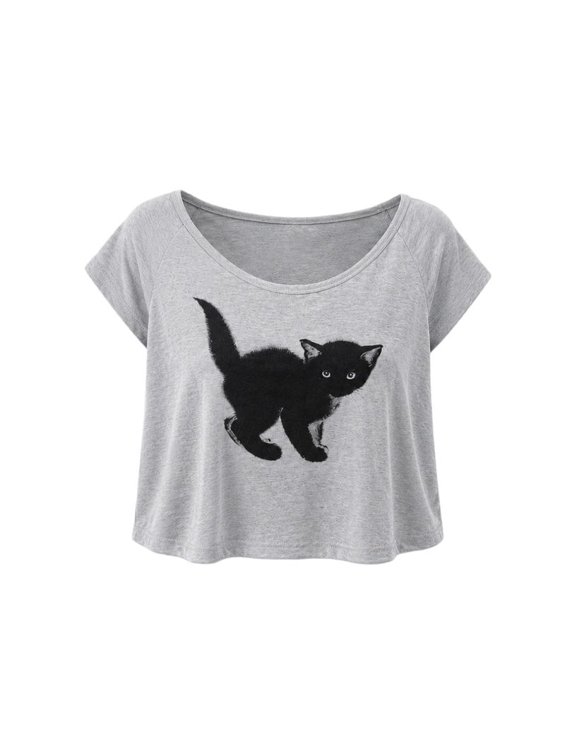 arove（アロブ）の「ノバニット ベビーキャット Tシャツ（トップス）」