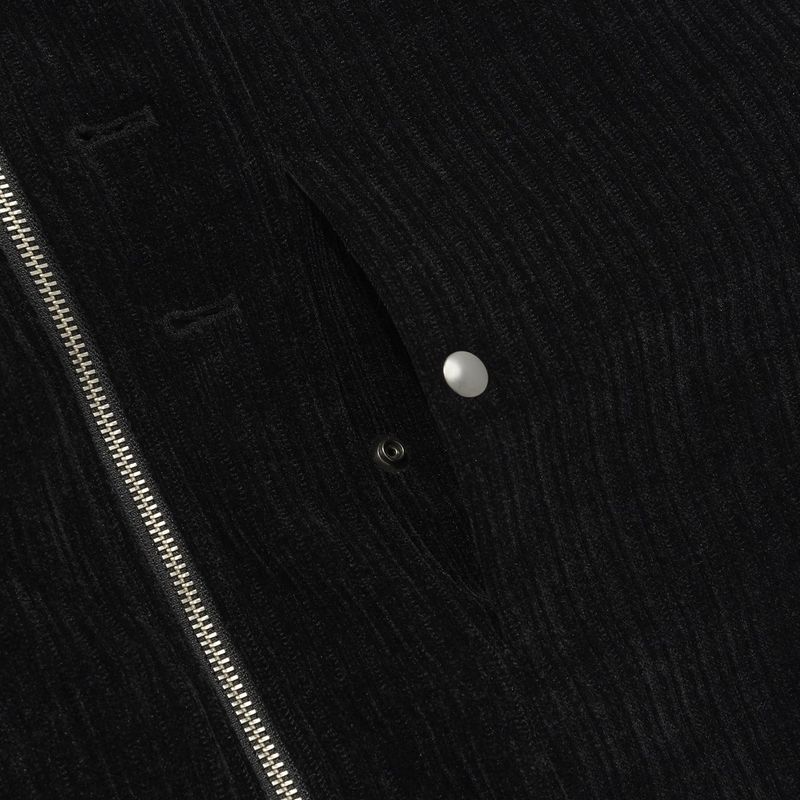 Corduroy bomber jacket / Black