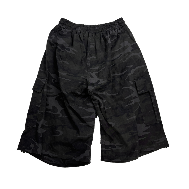 camo cargo cotton shorts