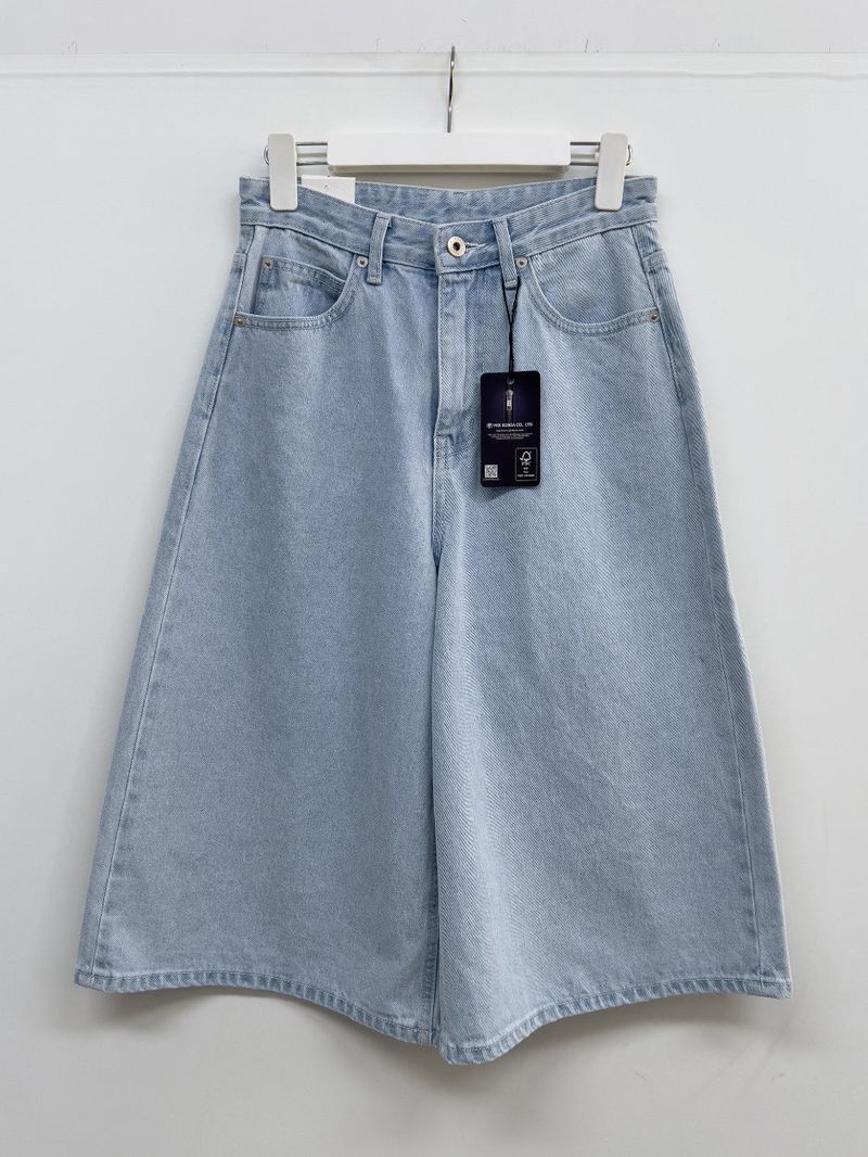 775 Bermuda Wide Denim Pants
