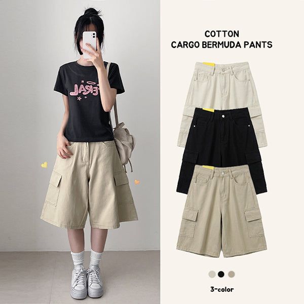 Cargo Half Pants Casual Bermuda (3 colors)