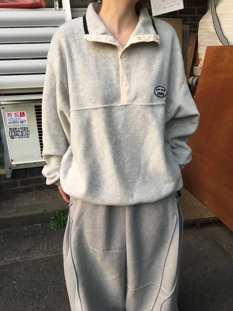ダブルサイドフリースアノラック