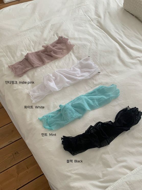 Noe Wave See-through Leg Warmers