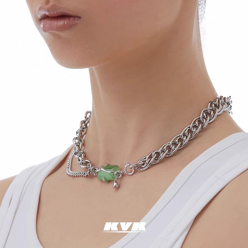 KVK ザブロッサム リコンフィギュラブルネックレス ウィズ エレメントフロームザピーチブロッサムコレクション