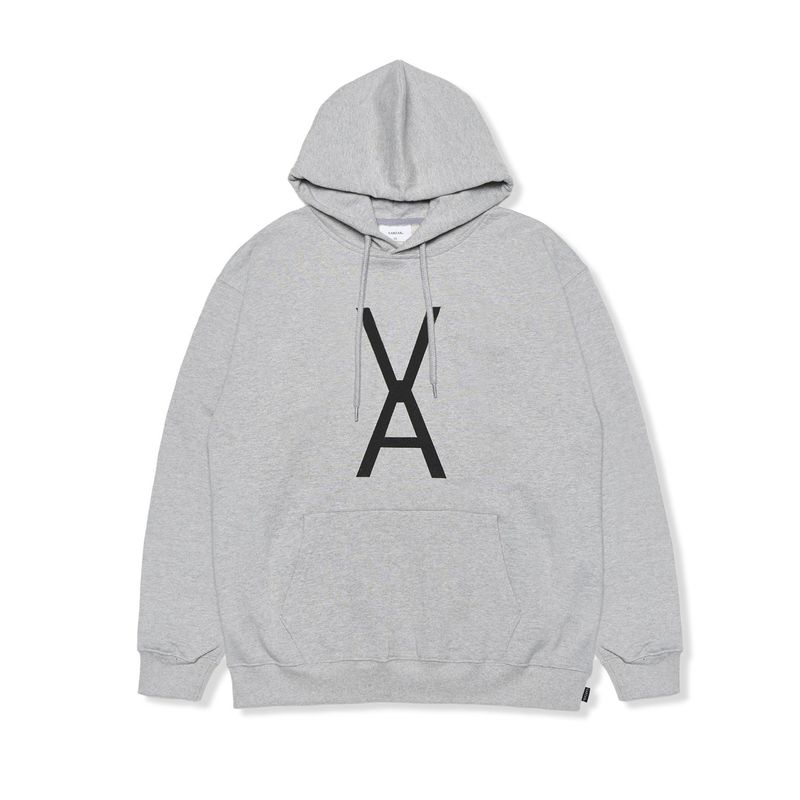 VARZAR(バザール)の「VA Black Big Logo Hood Gray(Tops)」
