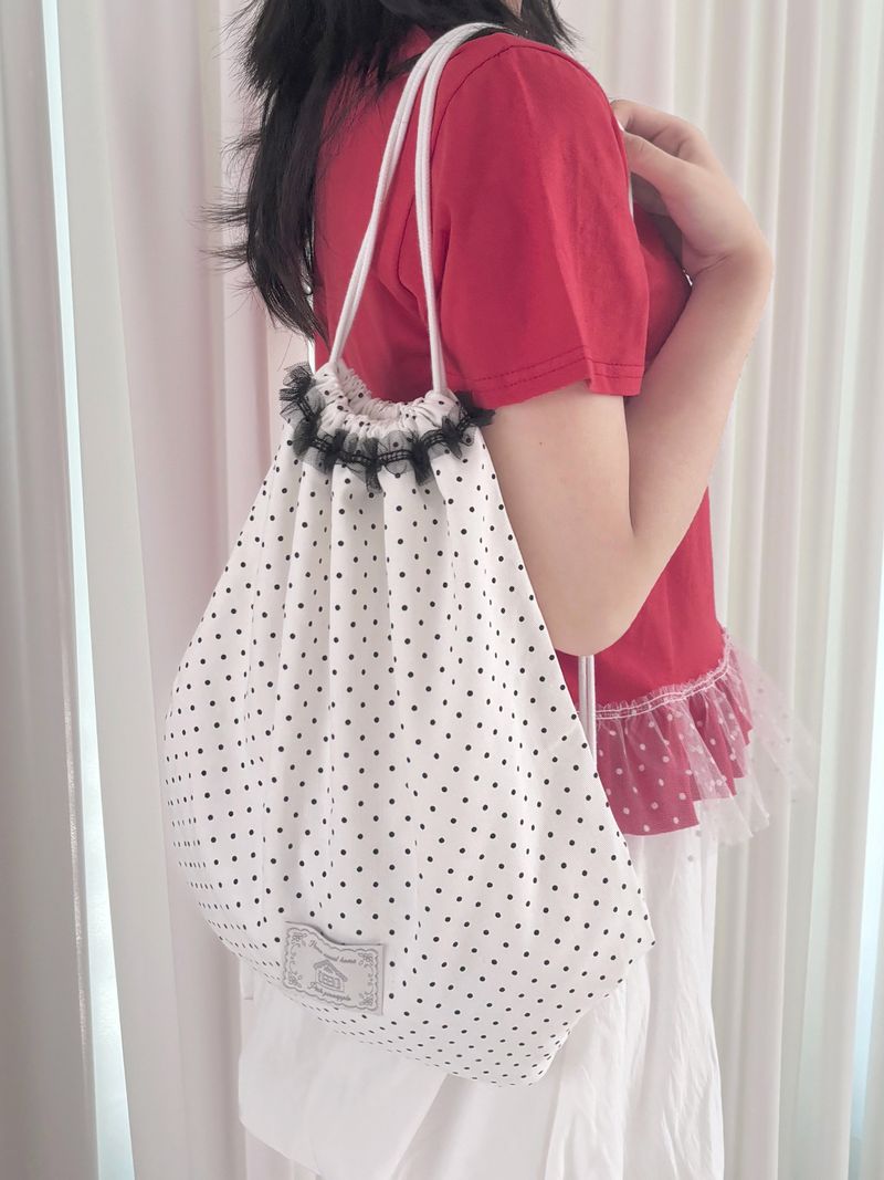 DOT MESH RING SLING BAG