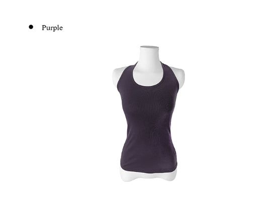 Kure Plain Halter Long Sleeveless