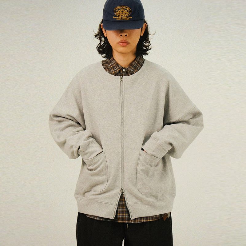 SEMIKAJI（セミカジ）の「LA Clover Round Zip-up Cotton Cardigan（Tops）」