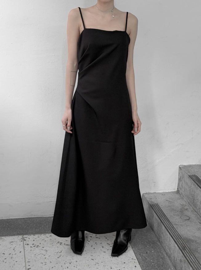 Dupe Pintuck Drape One Piece