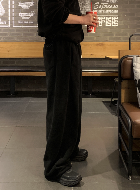 [Set-up]Find fleece sweat zip-up pants